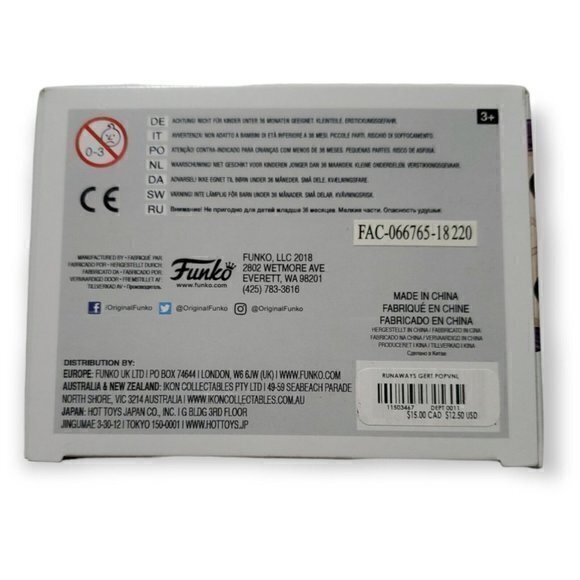 Funko POP! NIP Marvel Runaways GERT YORKES #358 - Picture 6 of 6